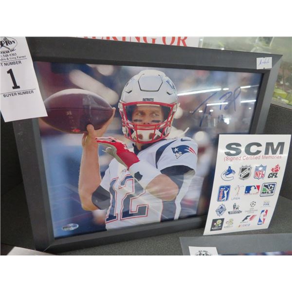 Autographed Tom Brady Photo w/COA