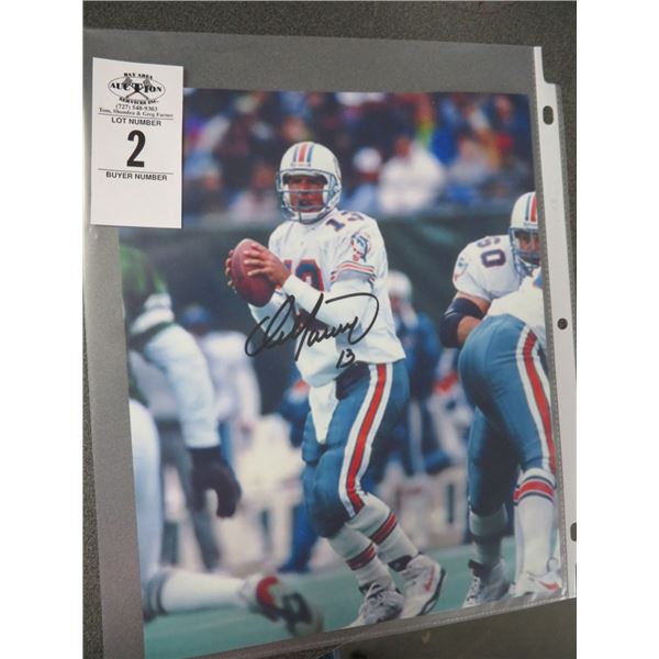 Autographed Dan Marino Photo w/COA