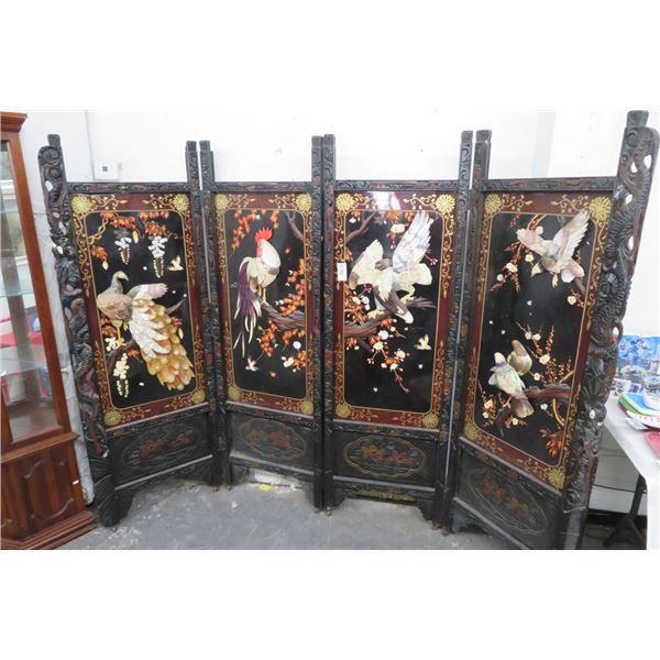 Oriental Mother of Pearl Privacy Screen