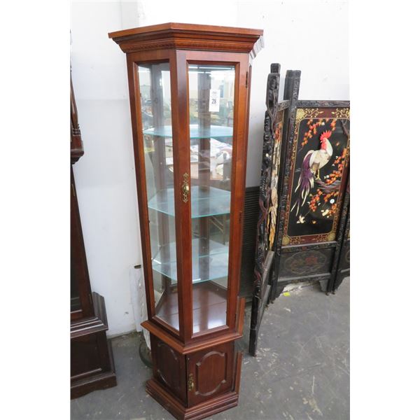 Mahogany Curio Cabinet