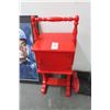 Image 1 : Red Wood Sewing Cabinet