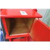 Image 2 : Red Wood Sewing Cabinet