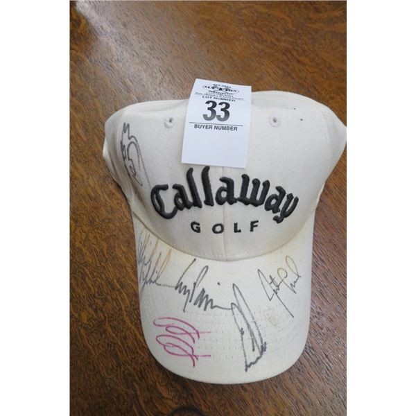 Tournament Signed Golf Cap