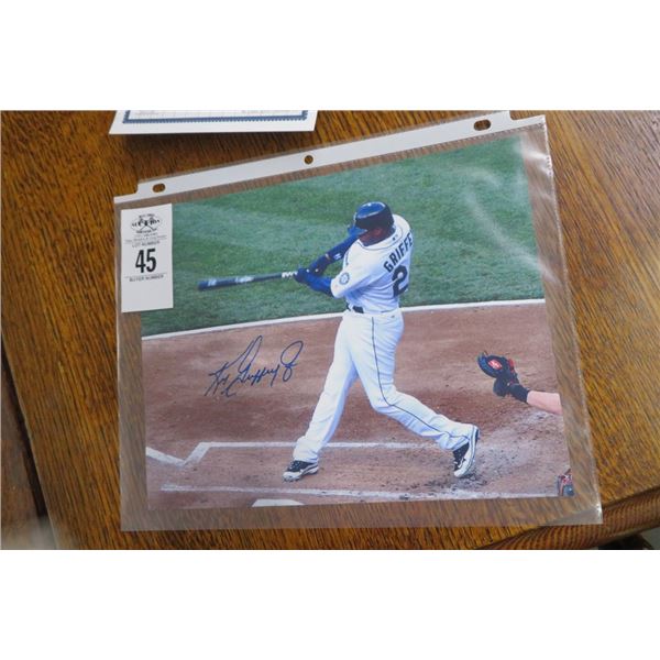 Ken Griffey Jr. Autographed Photo w/COA