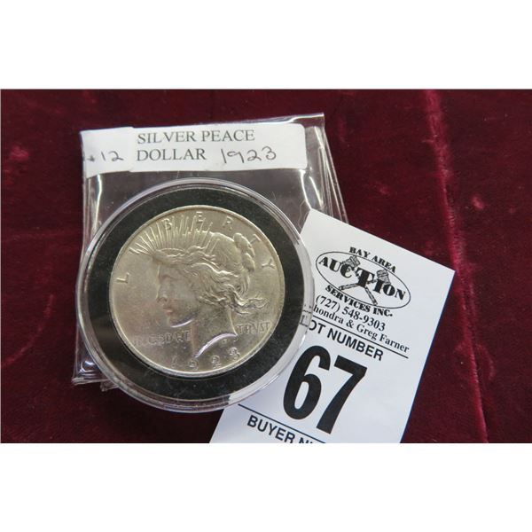 1923 Silver Peace Dollar