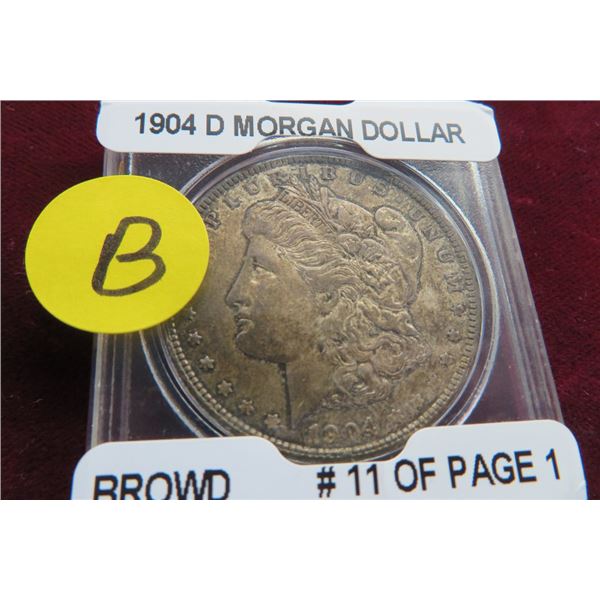 1904-D Silver Morgan Dollar