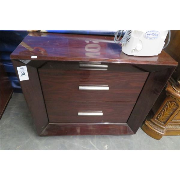 Cherry 2 Drawer Nightstand