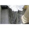 Image 3 : 3-Silver Resin Tree Stump Pedestal - 3 X $