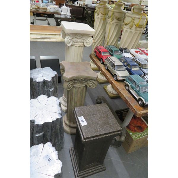 3-Column Pedestals - 3 X $