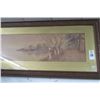 Image 1 : 2-Framed Lake Scene Prints - 2 X $