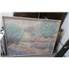 Image 1 : Oil On Canvas "Summer Lake" 41" x 51" Artist Signed