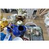 Image 2 : Lot of Stemware, Pictures, Vases, Silver Serving Spoons