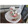 Image 1 : Floral Painted Pitcher Bowl