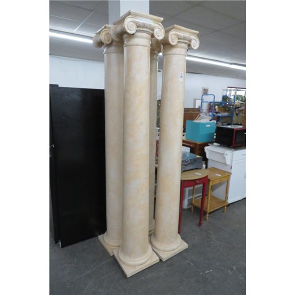 4-Painted FG Columns - 4 X $