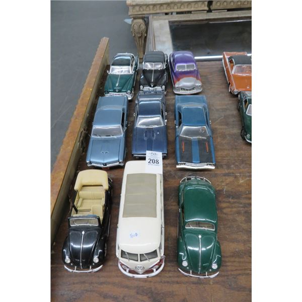 9-Collector Die Cast Volkswagon or Sedan - 9 X $