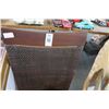 Image 2 : Rattan w/Brown Fabric Side Chair