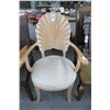 Image 1 : Seashell Tan Fabric Armchair