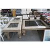 Image 1 : 3-Pc. Granite Glasstop Coffee End Table Set (Slight Damage)
