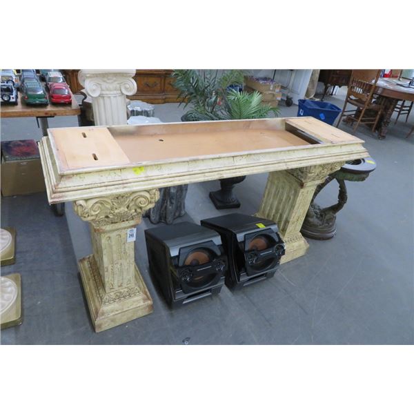 Column Hall Table - Nds. Top