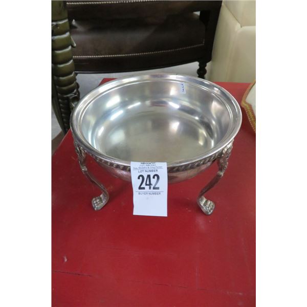 Silverplate Round Chafing Dish