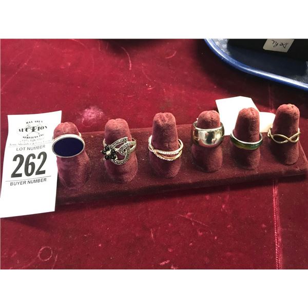 6-Fashion Rings - 6 X $