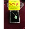 Image 1 : 14K Yellow Gold Australian Opal Pendant & 14K Chain 4.8g