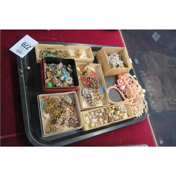 Tray Lot of Fashion Jewelry