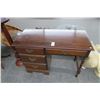 Image 1 : Mahogany 4 Drawer Small Desk
