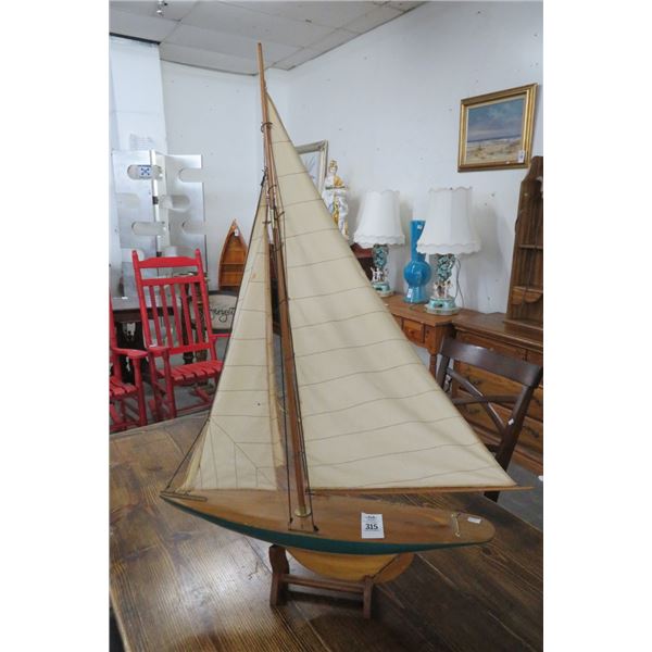 Sailboat Décor w/Stand