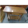 Image 1 : Oak 2 Tier Accent Table