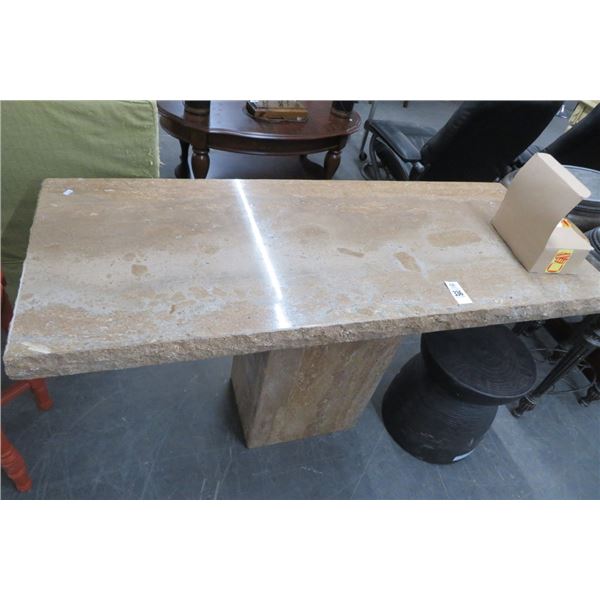 Granite Style Hall Table