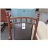 Image 2 : Vintage Spindleback Brown Leather Rocking Chair