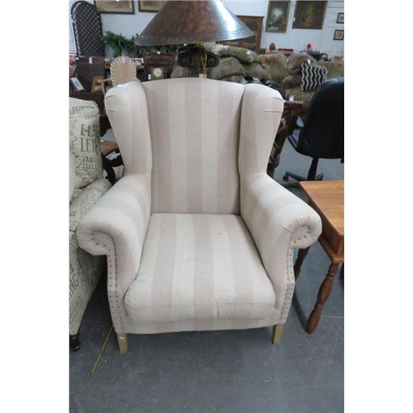 Tan Fabric Armchair