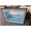 Image 1 : Framed Water Front Print 42" x 33"