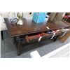 Image 1 : Dark Oak 3 Drawer Hall Table