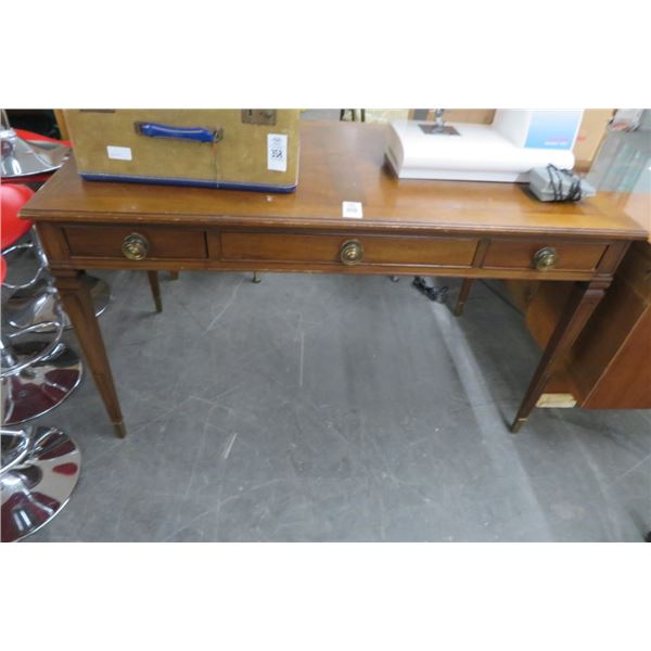 Mahogany 3 Drawer Writing Desk