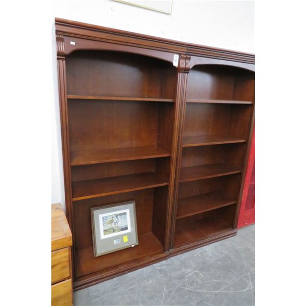 2-Mahogany Bookcases - 2 X $