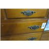 Image 2 : Mahogany 5 Over 2 Highboy Dresser w/2 Nightstands