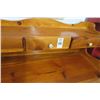 Image 2 : Pine Floral Motif 3 Over 1 Server Cabinet