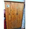 Image 1 : Pine 3 Door Pantry Cabinet