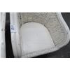 Image 2 : Distressed White Rattan Armchairs (Pair)