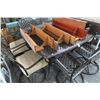 Image 2 : Agio Brown Aluminum Large Patio Table w/8 Chairs