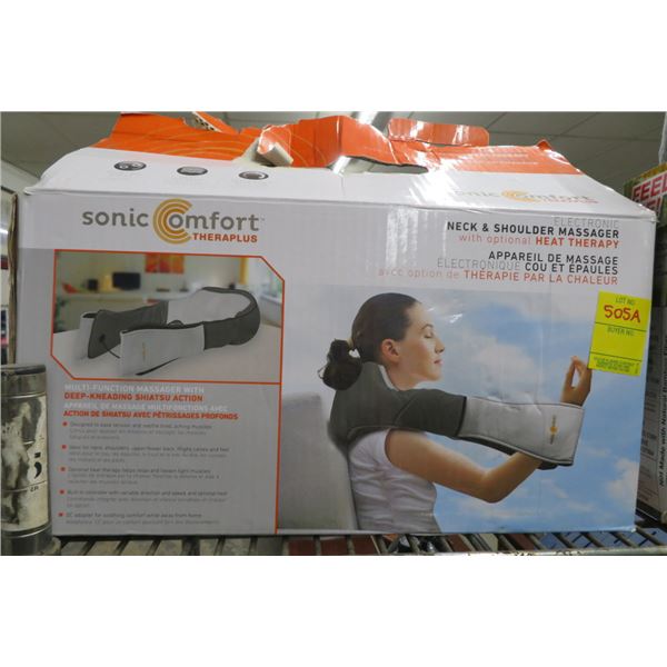 Sonic Comfort Neck Massager & Miracle Bamboo Cushion