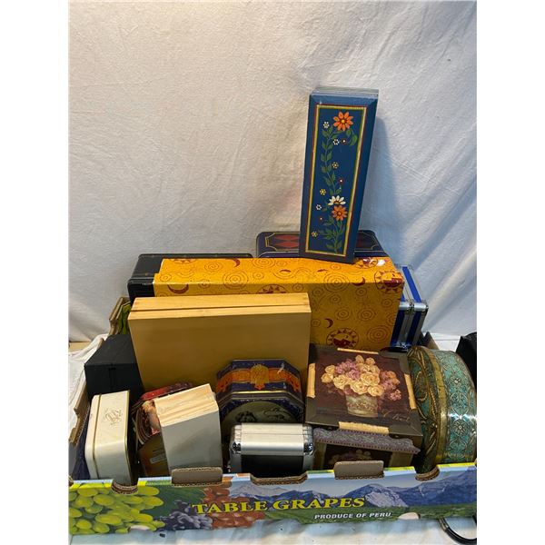 Tins and boxes