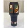 Image 2 : Mid Century Modern Stamped and Numbered West German Vase, Unique Shape, 10" Tall