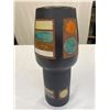 Image 3 : Mid Century Modern Stamped and Numbered West German Vase, Unique Shape, 10" Tall