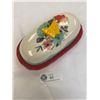 Image 1 : Pioneer Women Flea Market Pattern Butter Dish with Yellow Butterflies