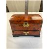 Image 2 : 3 Vintage Lacquer Trinket Jewellery Boxes,  One is 7 Drawer Musical, Abalone Inlay, And 2 Drawers