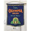 Image 1 : 1930s Olympia Beer Mini Banner 11 x 8.5"