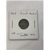 Image 2 : 1867 US 3 Cent Nickel - Civil War Era